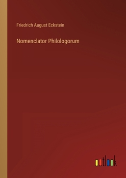 Paperback Nomenclator Philologorum [German] Book