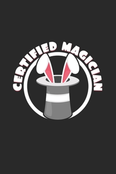 Certified magician: 6x9 Magician | lined | ruled paper | notebook | notes