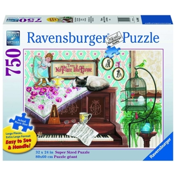 Toy Piano Cat 750 PC Large Format Puzzle Book
