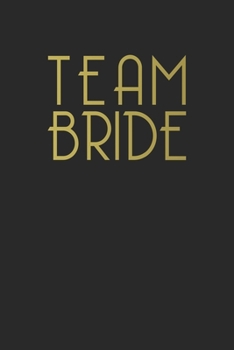 Paperback Bride Team Diamond Bachelorette: Unlined / Plain Bride Notebook / Journal Gift - Large ( 6 x 9 inches ) - 120 Pages -- Softcover Book