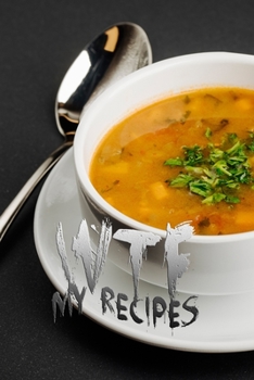 WTF My Recipes: 110 Pages, 6" x 9" | Blank Recipe Book to Write In |Collect the Recipes You Love in Your Own Custom Cookbook| Great Soup Cover Vol.38