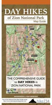 Map Day Hikes of Zion National Park Map Guide Book