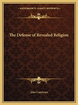 Paperback The Defense of Revealed Religion Book