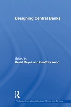 Paperback Designing Central Banks Book