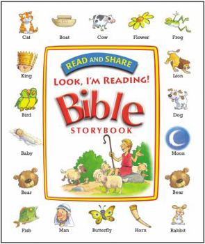 Hardcover Read and Share Look, I'm Reading! Bible Storybook Book