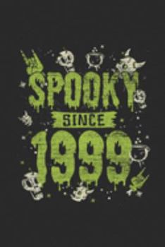 Spooky Since 1999: Graph Paper Journal (6" X 9" - 120 Pages/ 5 Squares per inch) for Birthday and Happy Halloween Gift Idea