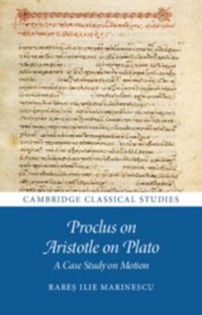 Hardcover Proclus on Aristotle on Plato Book