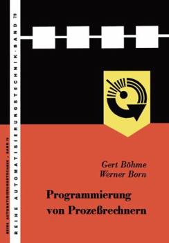 Paperback Programmierung Von Prozeßrechnern [German] Book