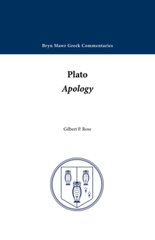 Paperback Apology [Greek, Ancient (To 1453)] Book