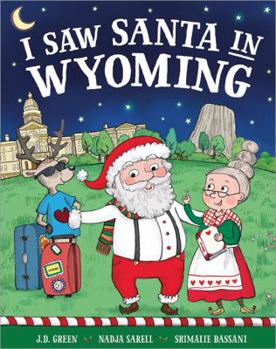 Hardcover I Saw Santa in Wyoming Book