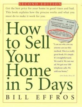 Paperback How to Sell Your Home in 5 Days Book