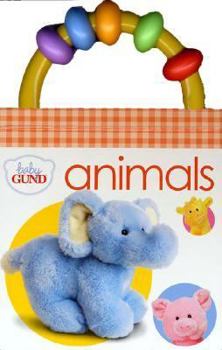 Hardcover Baby Gund Animals [With Attached Shake Rattle] Book