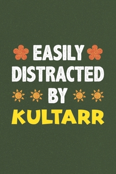 Easily Distracted By Kultarr: Kultarr Lovers Funny Gifts Dot Grid Journal Notebook 6x9 120 Pages