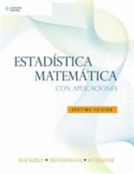 Paperback Estadistica Matematica Con Aplicaciones [Spanish] Book