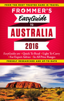 Paperback Frommer's EasyGuide to Australia 2016 Book