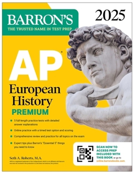 Paperback AP European History Premium, 2025: Prep Book with 5 Practice Tests + Comprehensive Review + Online Practice Book