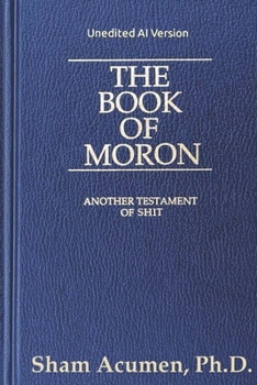 Paperback The Book of Moron (Unedited AI Version): Another Testament of Shit Book