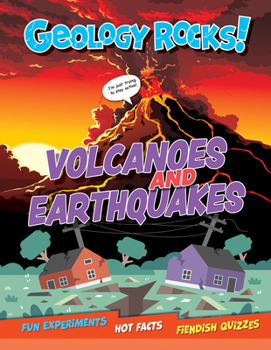 Library Binding Volcanoes and Earthquakes Book