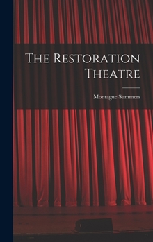 Hardcover The Restoration Theatre Book