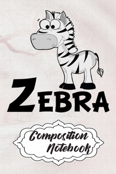 Composition Notebook: 110 Blank Lined Papers - 6x9 Personalized Customized Elephant Composition Notebook Journal Gift For Zebra Lovers