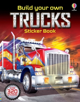Paperback Build Your Own Trucks Sticker Book