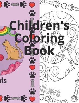 Paperback Children's Animal Coloring Book