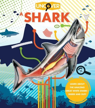 Hardcover Uncover a Shark Book