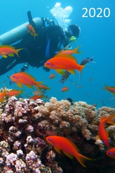 Paperback 2020: Diary, Weekly Planner, Organiser, Year 2020 - Week Per View. Gift for Diver, Scuba Diver Book