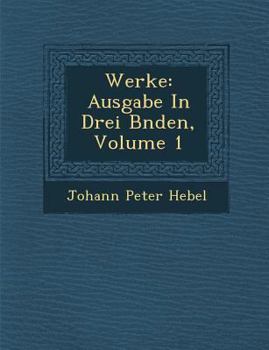 Paperback Werke: Ausgabe in Drei B Nden, Volume 1 [German] Book