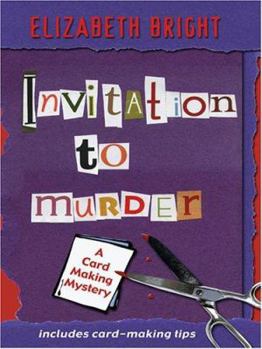 Hardcover Invitation To Murder: A Card-Making Mystery [Large Print] Book