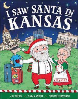 Hardcover I Saw Santa in Kansas Book