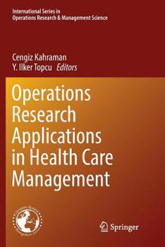 Paperback Operations Research Applications in Health Care Management Book