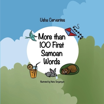 Hardcover Over 100 First Samoan Words Book