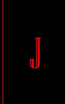 Monogram Letter J Journal: Password Keeper Organizer Discreet Notebook Personalized Initial J Larger Print 5x8