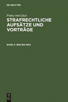 Hardcover 1892 bis 1904 [German] Book