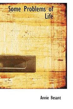 Hardcover Some Problems of Life Book