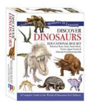 Hardcover Discover Dinosaurs - Educational Box Set (Wonder of Learning) Book