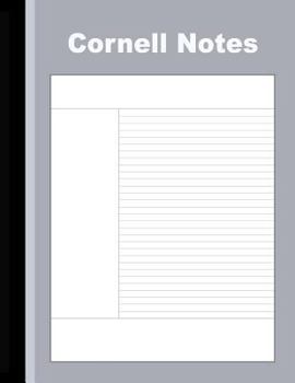 Paperback Cornell Notes: Note Taking System & Notebook - Aluminum Book