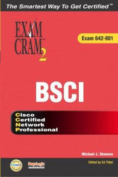 Paperback Exam Cram 2 BSCI [With CDROM] Book