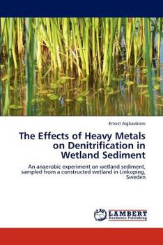 Paperback The Effects of Heavy Metals on Denitrification in Wetland Sediment Book