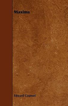 Paperback Maxims Book