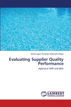 Paperback Evaluating Supplier Quality Performance Book