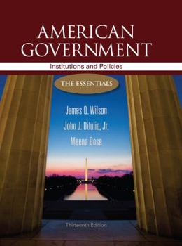 Paperback American Government: Institutions and Policies: The Essentials Book
