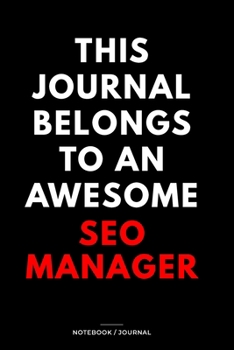 THIS JOURNAL BELONGS TO AN AWESOME Public Relations Notebook / Journal 6x9 Ruled Lined  120 Pages: for Public Relations 6x9 notebook / journal 120 ... blueprint and goals. Degree Student keep