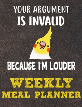 Paperback Weekly Meal Planner: 8.5x11 Inches Menu Food Planner - 52 Week Meal Prep Book - Weekly Food Planner & Grocery Shopping List Notebook For Co Book