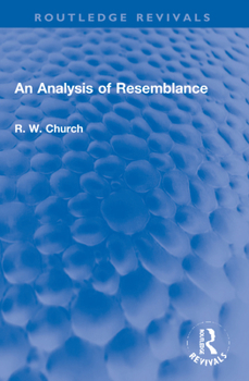 Paperback An Analysis of Resemblance Book