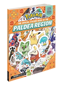 Paperback Pokémon the Official Sticker Book of the Paldea Region Book