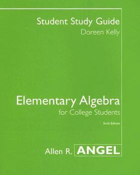 Paperback Student Study Guide for Elementary Algebra for College Students Book