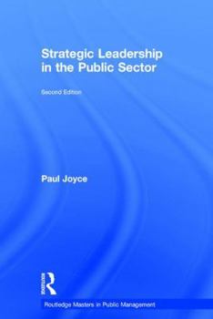 Hardcover Strategic Leadership in the Public Sector Book