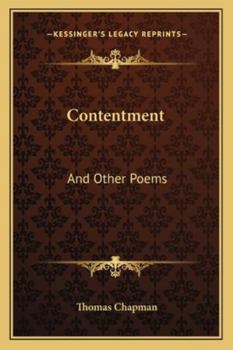 Paperback Contentment: And Other Poems Book
